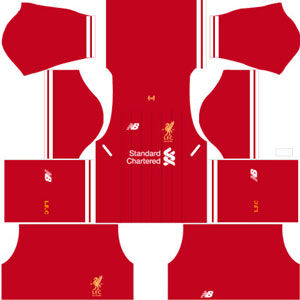 Liverpool Kits and Logo URL Free Download - Dream League Soccer 2018